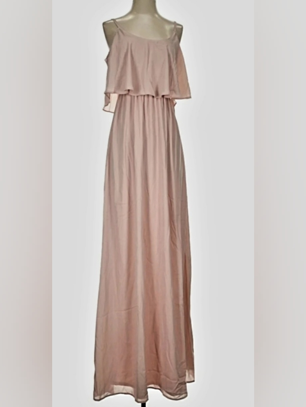 Show Me Your MuMu Dusty Blush Maxi Dress